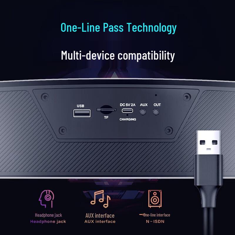 NEWMINE V2 PRO Bluetooth Desktop Gaming Speaker