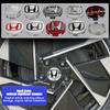4pcs Car Wheel Center Cover Stickers Hub Cap Auto decoration accessories For Honda Fit Jazz GK5 Civic CRV Accord City HRV XRV ahz256