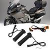 1 Pair Electric Heated Grips   Temperature Winter Hands Warmer for Motorcycle ATV 7Celsius8in Handlebar