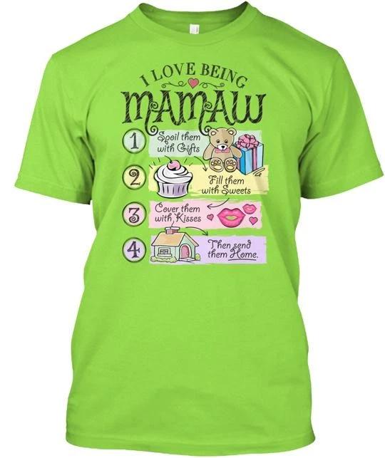 I Love Being Mamaw Tee T shirt Made in the USA Size S to 5XL M