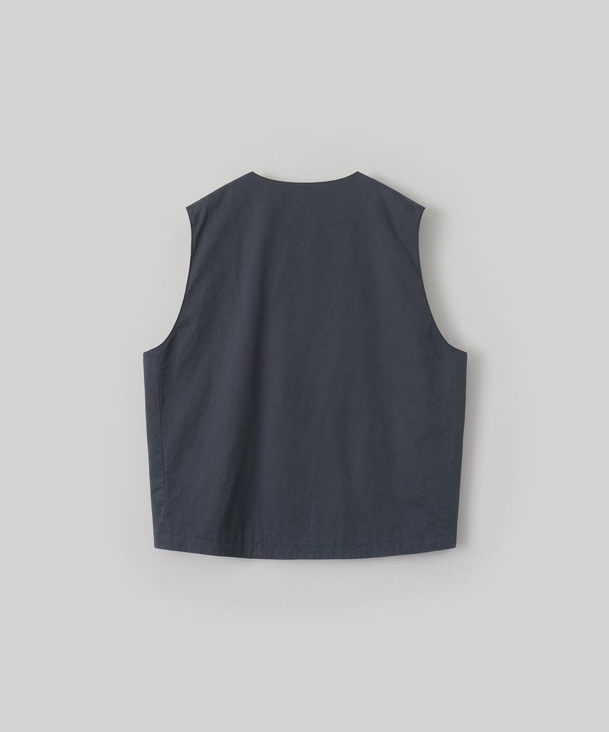 Another Office Bonjour Round Neck Vest (Nautical Gray)