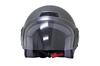 Bike Parts Center Jet Gunmetallic Motorcycle Helmet 7203 Free (Head circumference 57cm-60cm)