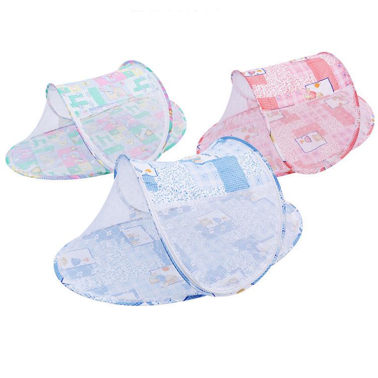 Folding Cartoon Boat-Shaped Mosquito Net for Infants