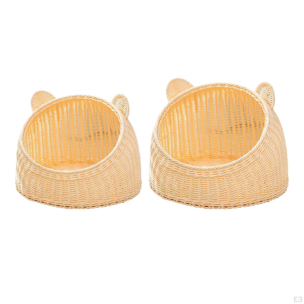 Cat Bed House All Seasons Available Kennel Lounge for Indoor Cats