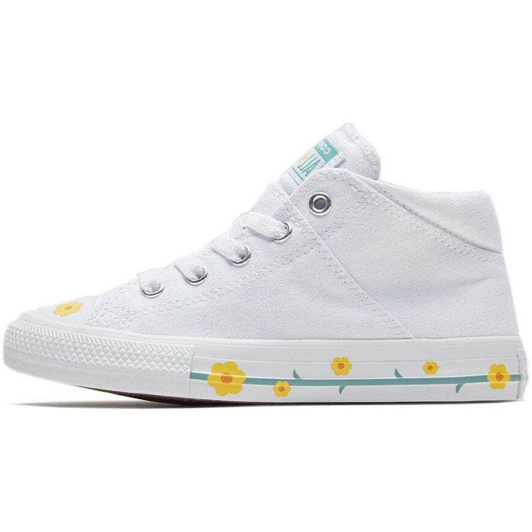 Converse All Star High Top Canvas Shoes White Kids Sneakers 666918C