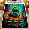 FlaneldeckeMonster Energy Benutzerdefinierter Name Text Personalisierte Weiche Warme Überwurfdecke Heimdekoration Geschenk