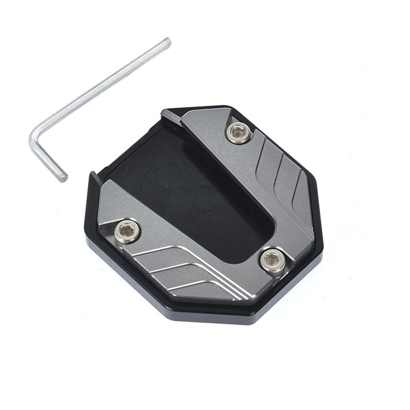 Motorbike Accessories Extension Foot Pad Support Plate Aluminum Alloy Motorcycle Bike Kickstand Extender Foot Side Stand