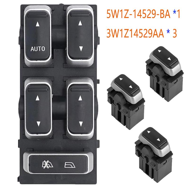 5W1Z-14529-BA 3W1Z14529AA Car Accessories For Lincoln Town Car 2003-2009 Electric Power Window Switch Lifter Button Auto Parts