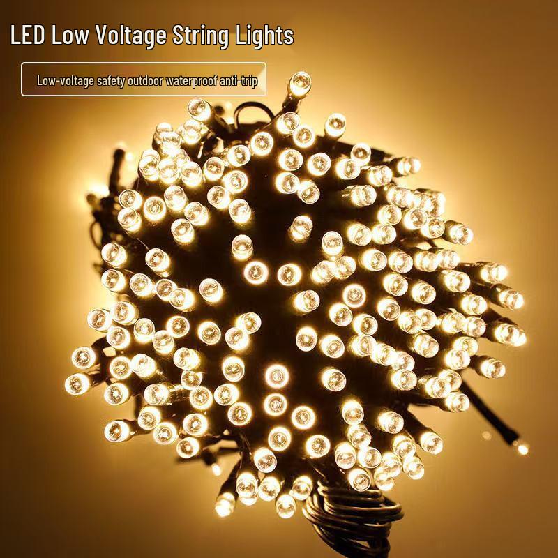 

Уличные солнечные гирлянды «Звездное небо» для патио, сада, балкона, Рождества, дерева, кемпинга и ландшафтного оформления 22m 200 Lights Plug-in