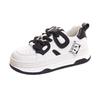 Platform white shoes women's black and white panda board shoes summer new versatile casual sports dad shoes
