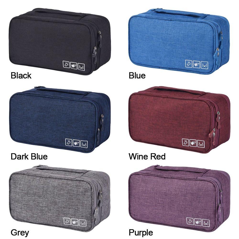Waterproof Bra Organizer Bag Multi-Compartment Cosmetic Wash Package Bag  Finishing Bags