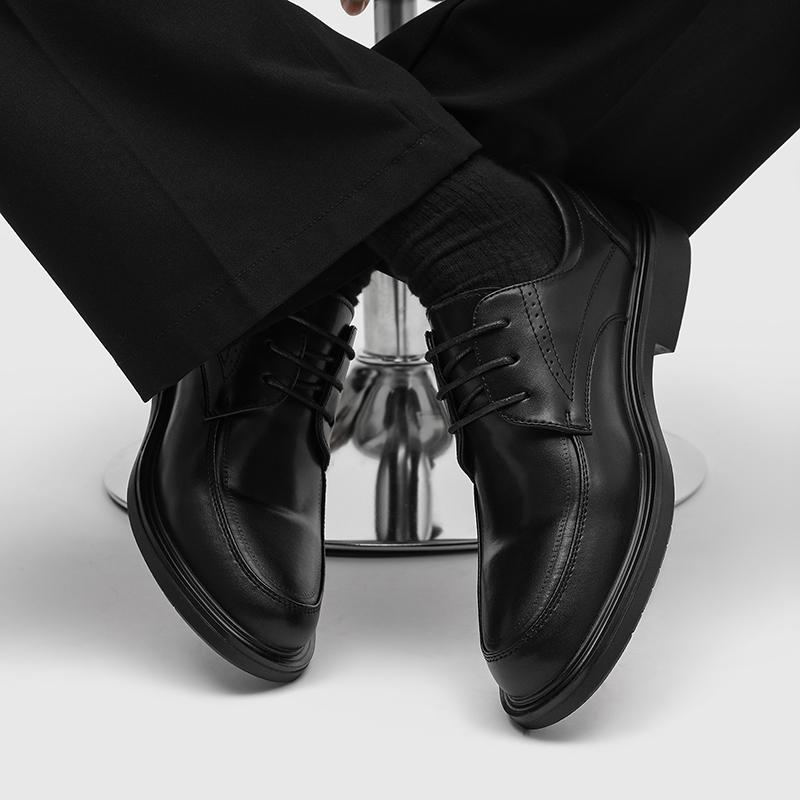 Fashion New Men Classic Oxfords Shoes All-match Men Business Shoes Leather Fashion Casual Shoes Wedding Vintage Men Leather Footwear