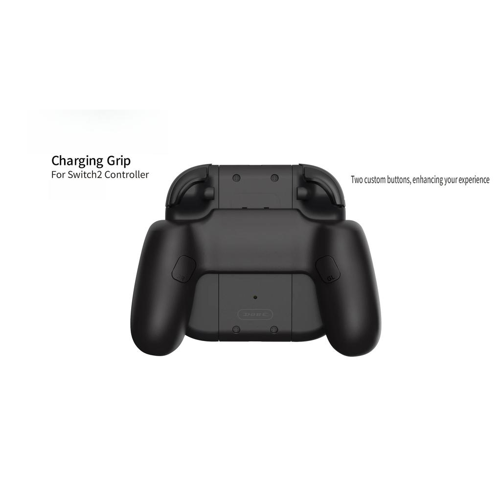 Magnetic Charging Grip for Switch 2 Gamepad,Fast Charge for Both Controllers with LED Light & GL/GR Buttons
