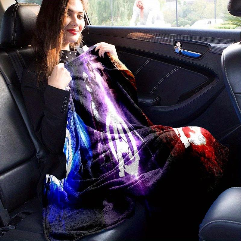 1pc Avengers Printing Blanket - Soft, All-Season Throw for Living Room, Bedroom,Personalized Gift with Adorable Cartoon Design