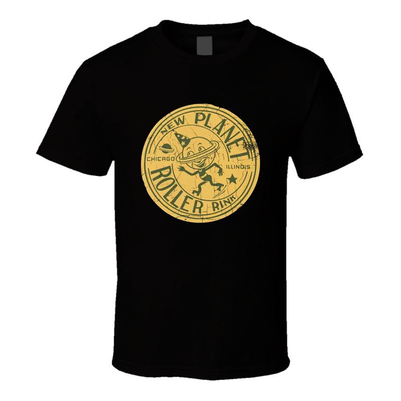 New Planet Roller Rink Chicago T Shirt S разноцветный