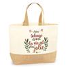 Cabas jute - PLANETEE - Solange la vie est plus jolie - Impression texte - Fabriqué en France - Écologique