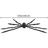 With LED Light Halloween Simulation Spider Plush Simulation Spider  Haunted House Decoration