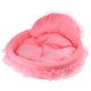 Elegant Lace Dog Puppy Bed Ruffled Princess Sofa for Small to Medium Pets Creative Pink Lace Pet Bed Cute Nest