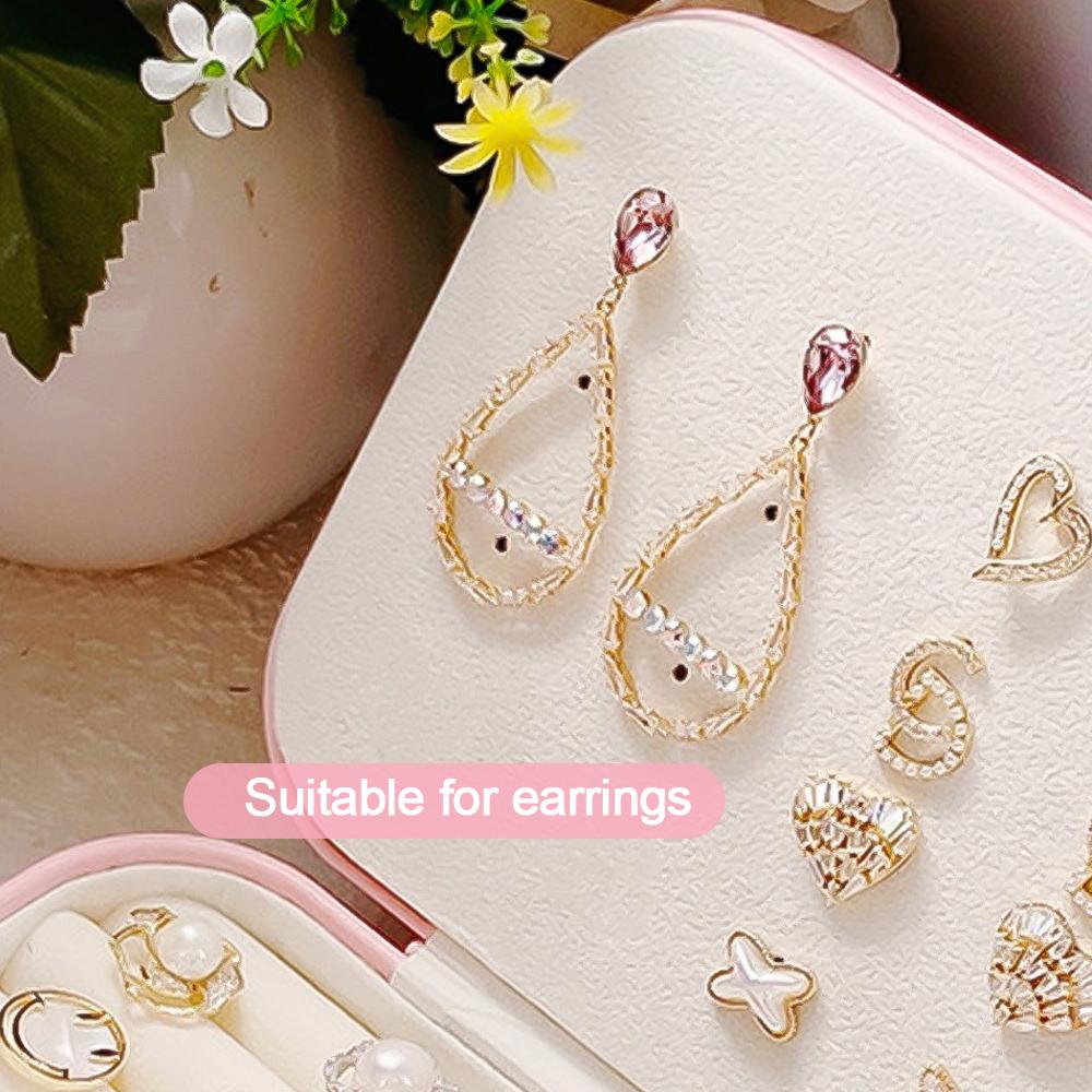 Portable Jewelry Storage Box 2023 New High-end Exquisite Large Capacity Travel Jewelry Bag Jewelry Box Organizer