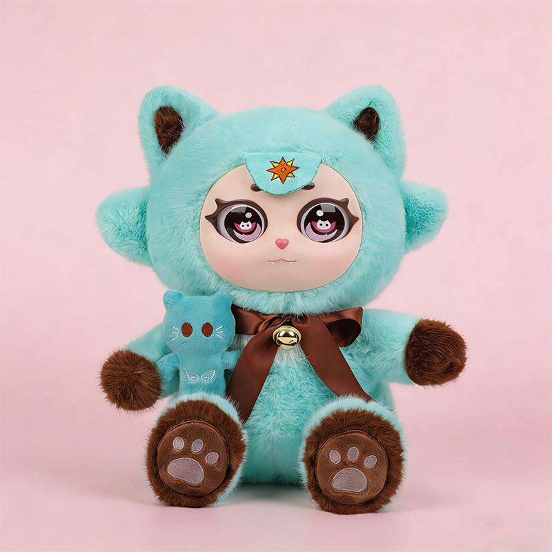 Ghost Cat Plush Doll With Soft Pp Cotton Filling For Children And Giftgiving