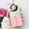 5G For Honor X70 MTN-AN00 Case For Honor X70 Cover Clear Luxury A-Z Letters Fashion Flowers Crown Soft Bumper Casing