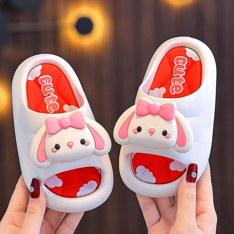 

Summer Cushioned Children s Sandals Boys and Girls Indoor Parent-Child Non-Slip Baby Kids Bath Slippers 38/39Code（Suitable37/38 белый