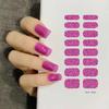 53 Colors Nail Polish Stickers Pure Strips Waterproof Adhesive Nail Full Sticker Environmental Protection DIY Nai Stickers