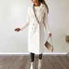 Autumn & Winter Women's Long-Sleeve Double-Breasted Wool Coat