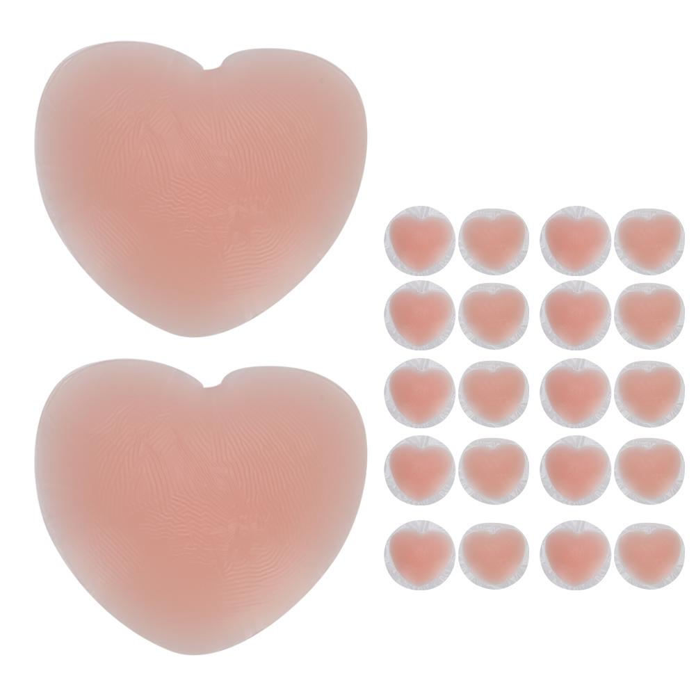 10 Pairs Silicone Nipple Cover Soft Breast Sticker Strapless Breast Paste SelfAdhesive Nude Bra