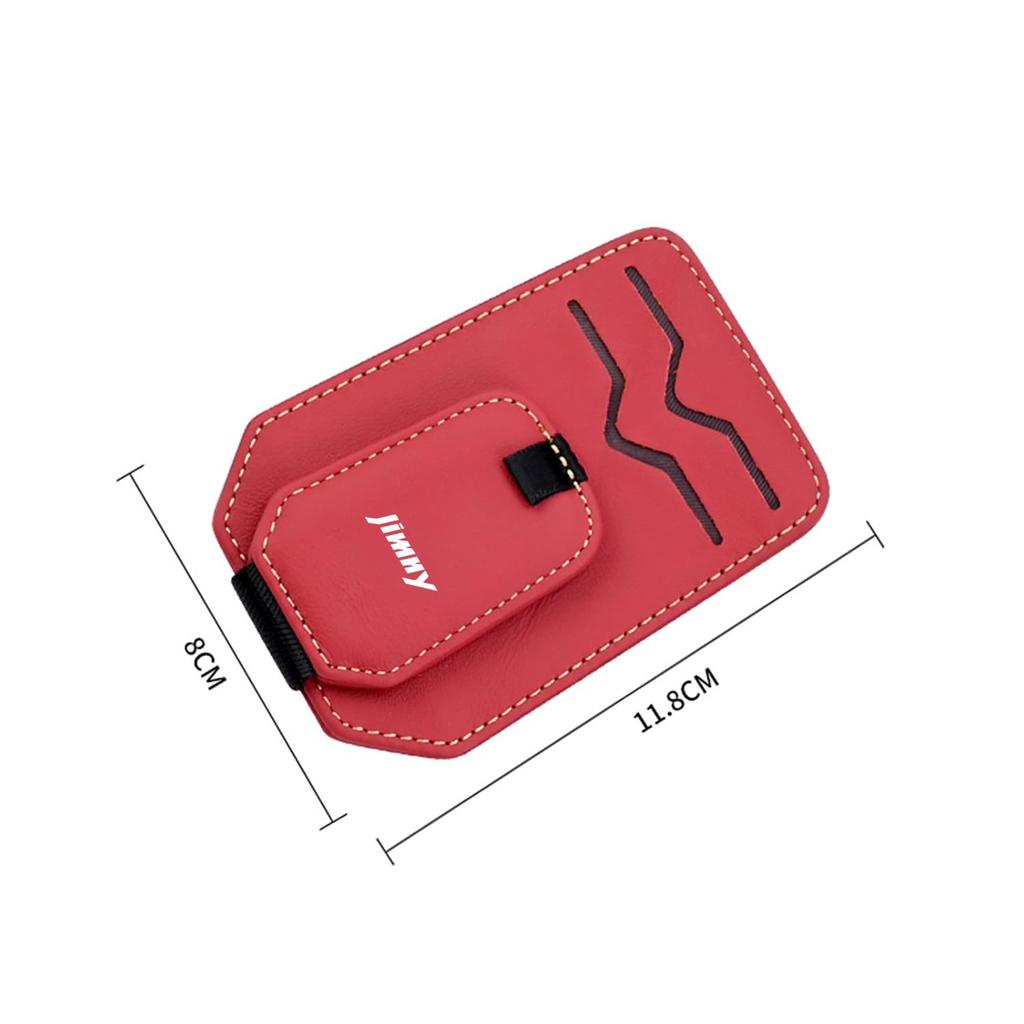 Yamlten Car Glasses Compatible with Automatic Adhesive Car Glasses Leather Eyeglass Unobstructed Organizes Interior Multifunctional Car Carbon Fiber