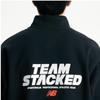 New Balance Half Club New Balance New Balance Common Team Stacked Brushed Half Zip Up