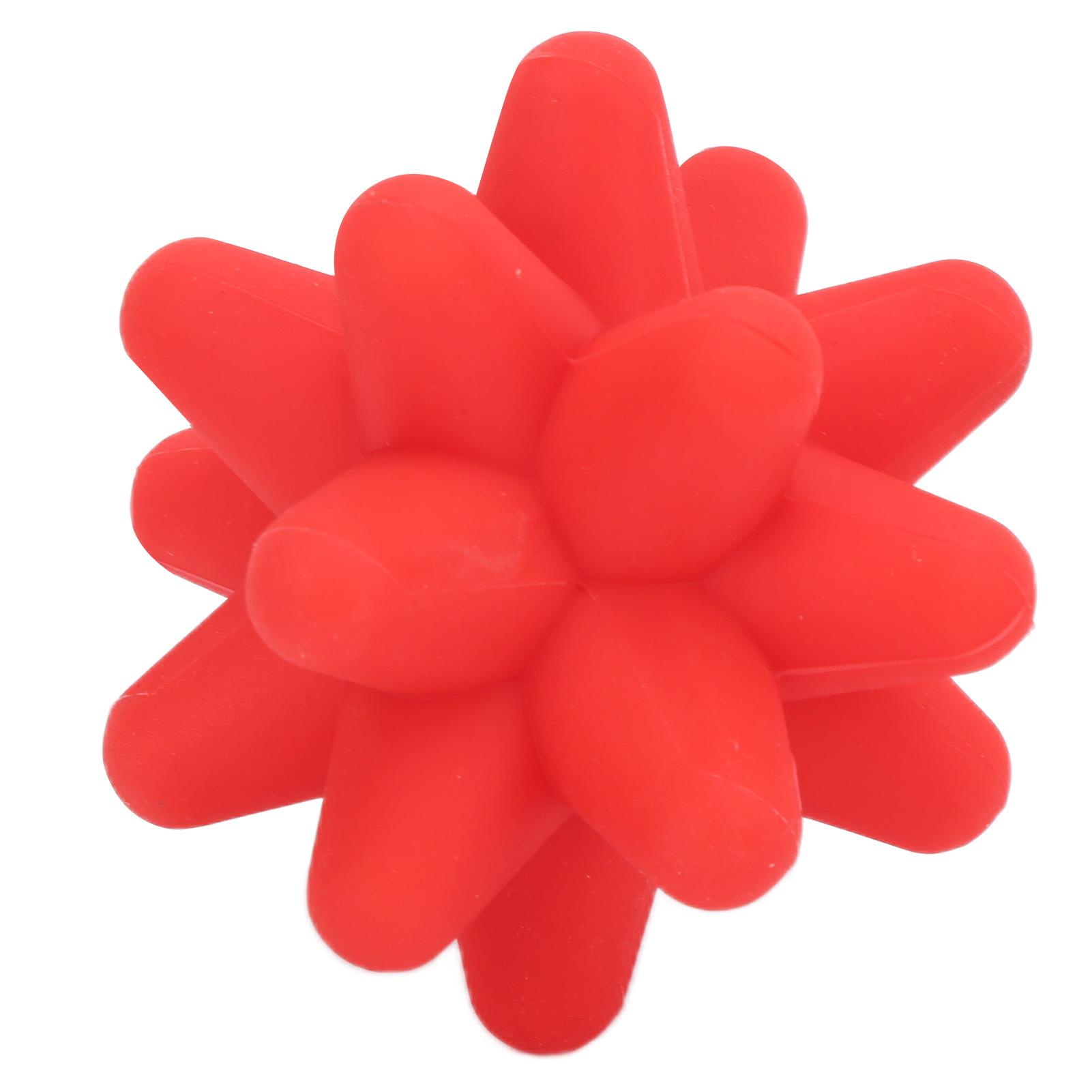 

Йога Фитнес Расслабление мышц Массажный мячик-ежик Портативный Акупунктурный Фасциальный Массажный мячикКрасный