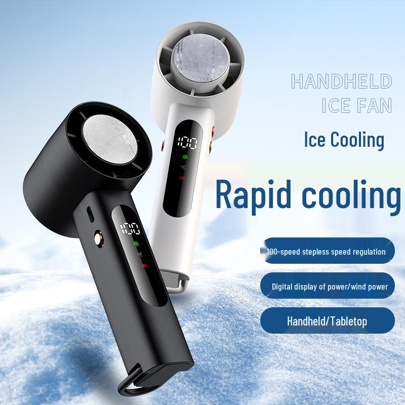 2026 Turbo Semiconductor Refrigeration Fan: Compact Handheld & Desktop One Size