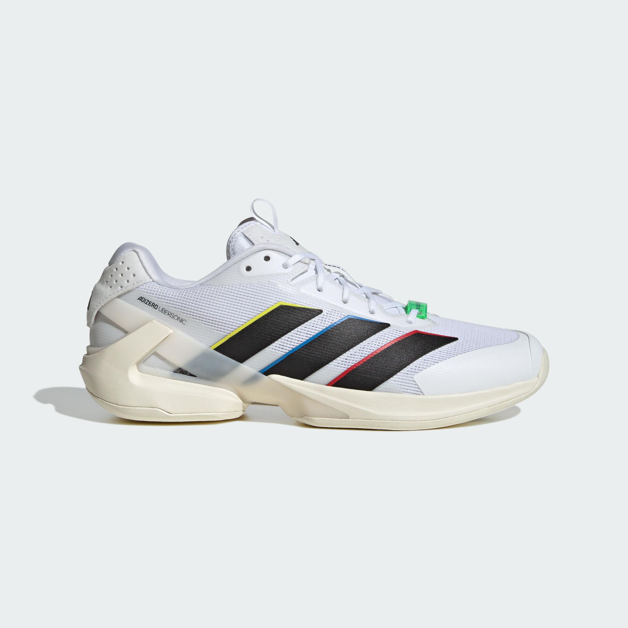 Adidas Adizero Ubersonic 5 Low top Tennis Shoes Men s White Black 39