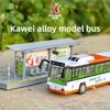 Car Child Friendly Toy With Bus Stop And Light Sound Effects In Alloy Material