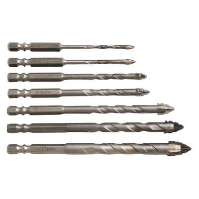Multi Purpose Eccentric Drill Bit Set for Various Materials 7 Pcs