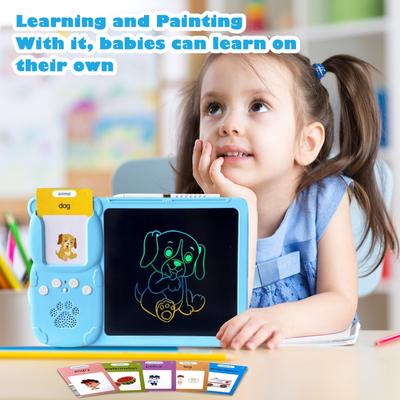Kart Makinesinin El Yazısı Tahtası, Erken Çocukluk Eğitimi İçin Çok Fonksiyonlu LCD Kart Makinesi, Sözlü İngilizce Flashcard