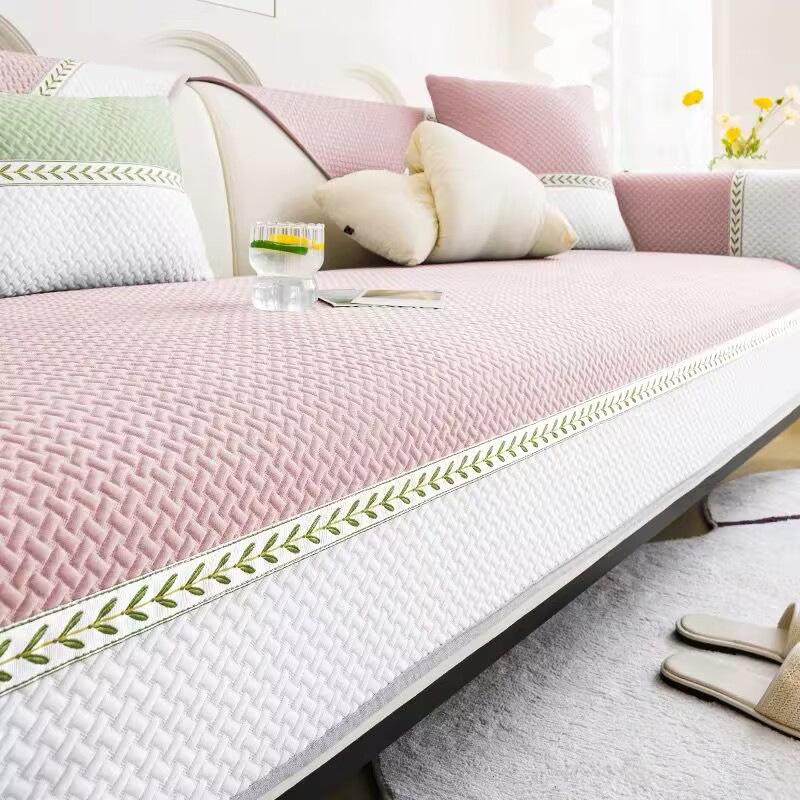 Cool Sofa Cushion Summer Sofa Cover Popular New  High-End Backrest Cover Summer New Seat Cushion