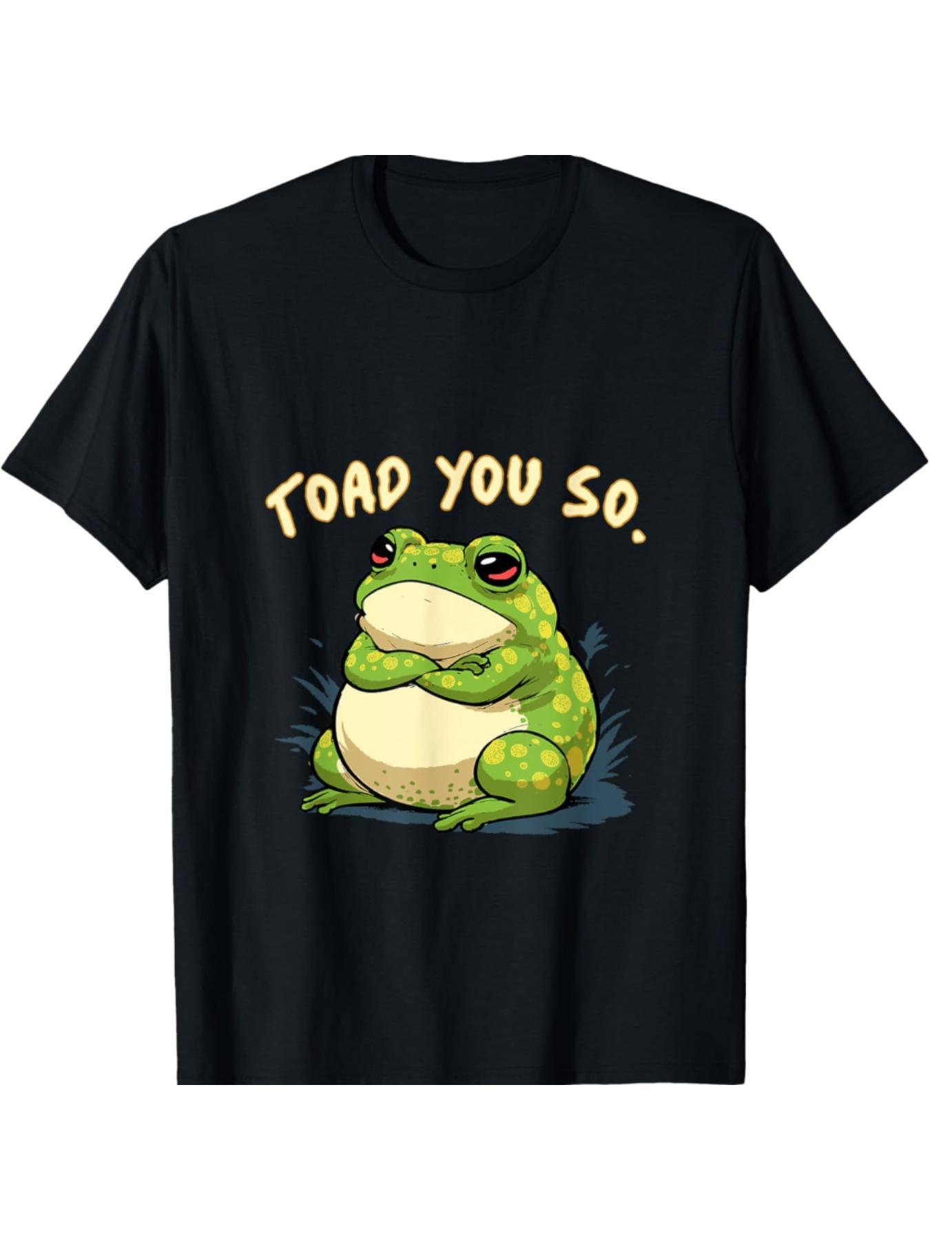 Comfortable  Stylish Frog Shirt Toad You So Funny Toad Meme TShirt Christmas Tshirt M