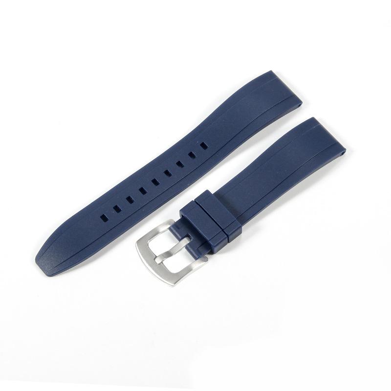 Gumowy Pasek 22mm Pasek z Szybkim Mocowaniem Odpowiedni do Shuttle West Iron Chengmeidu Comcast Seiko Fluorosilikonowy Zegarek