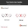 2020-2021 Star Car Interior Peach Wood Carbon Fiber Anti-Scratch Gear Console Decorative Trim.