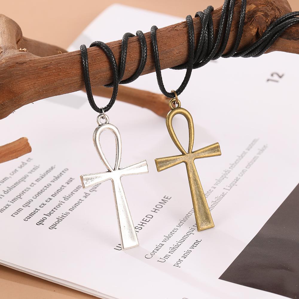 Vintage Crosses Pendant Necklace Goth Jewelry Accessories Gothic Grunge Chain Y2K Fashion Women Cheap Things Free Shipping Men