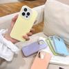 Luxury Candy Colored Liquid Silicone Phone Case For iPhone 16 15 14 13 12 Pro Max Puls 11 Soft Shockproof Bumper Matte Cover