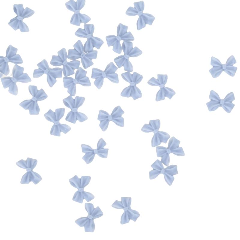 50pcs/set Bows Nail Charm Matte Bowknot Nail Charm Flatback Nail Charms Bows Nail Art Decoration DIY Bows Nails Jewelry