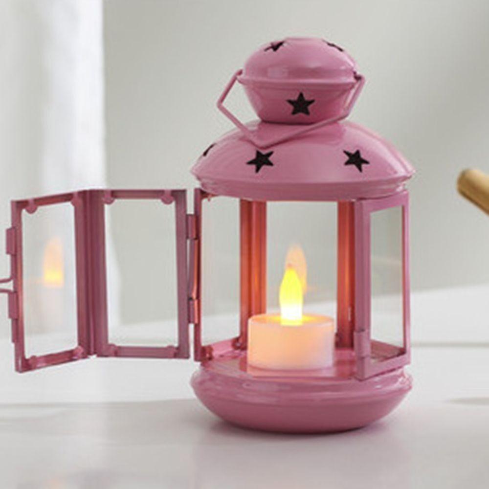 Iron Hanging Candlestick Hollow Candle Decoration New Candle Holder  Desktop