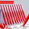 0.5mm Red Gel Ballpoint Pen for Student and Teacher Homework Marking