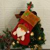 Thickened Christmas Socks Candy Bag Santa Claus Elk Snowflake Christmas Tree Decorations  Kids