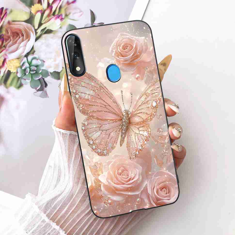 For ZTE Blade V10 2019 6.3" Case Lovely Cartoon Cat Silicone TPU Black Cover For ZTE Blade V10 V 10 2019 Phone Cases Bumper