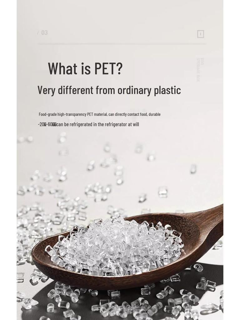 Kylskåpsäggförvaringslåda med lock, Förseglad genomskinlig bricka av livsmedelsgodkänt material för att hålla maten färsk.