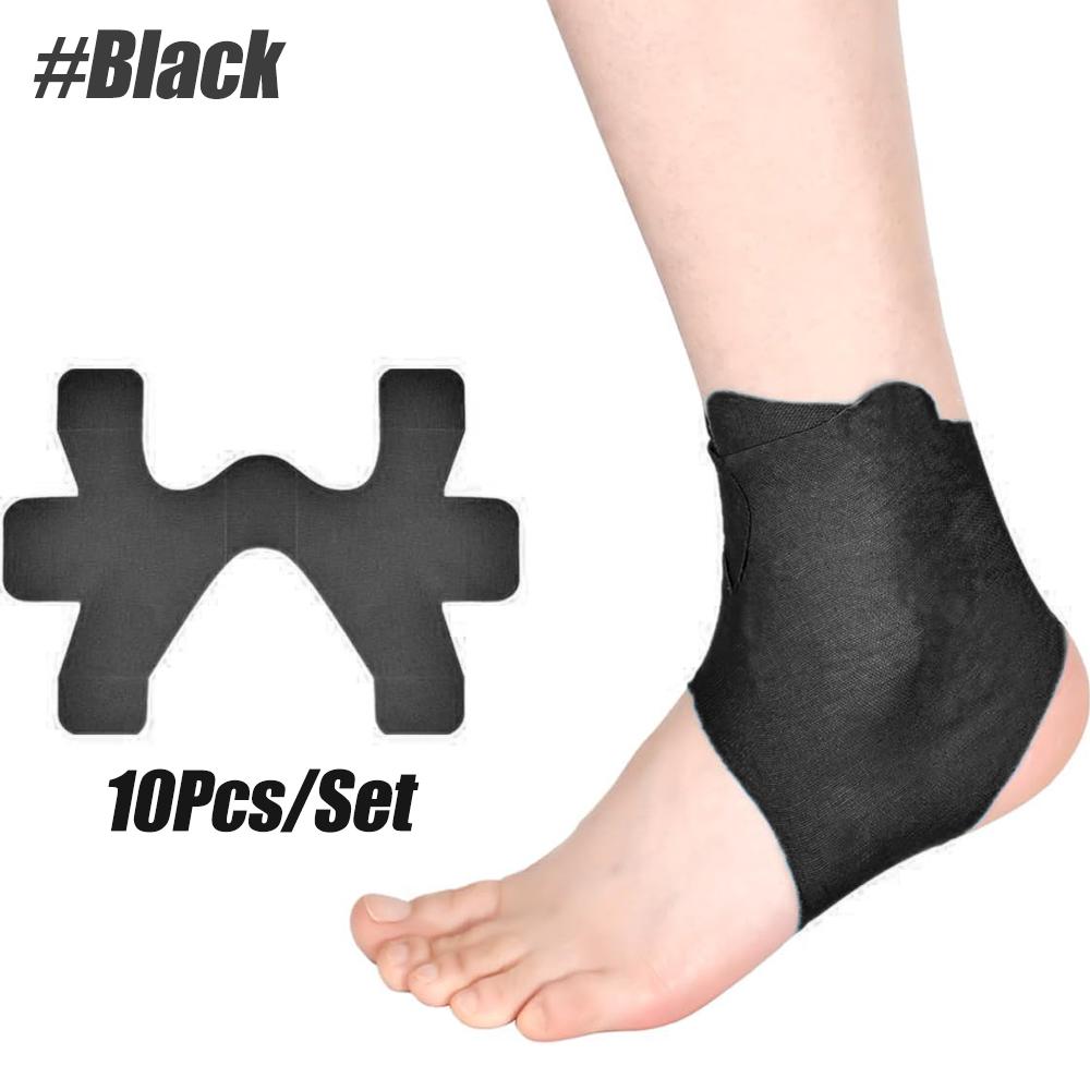 10 Stück/Set Vorgeschnittenes Kinesiologie-Tape für den Knöchel, Wasserdichtes Elastisches Atmungsaktives Sporttape, Bietet Unterstützung & Stabilität für den Muskel